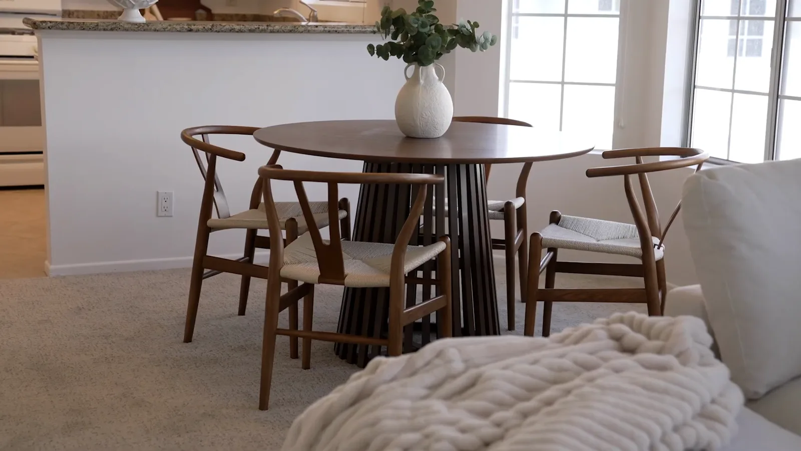 Interior walkthrough film showing the flow of the home